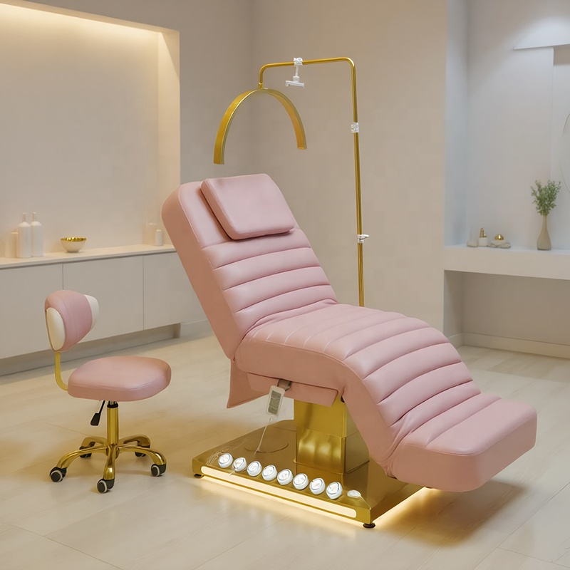 Luxury Massage Lift Tables Spa Massage Table Waxing Bed Facial Chairs Electric Esthetician Facial Treatment Beauty Electric Bed