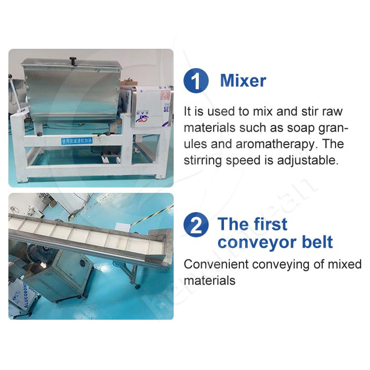 OCEAN Long Bar Beauty Soap Manufacture Machine Olive Oil Soap Make Machine Full Set Soap Production Line