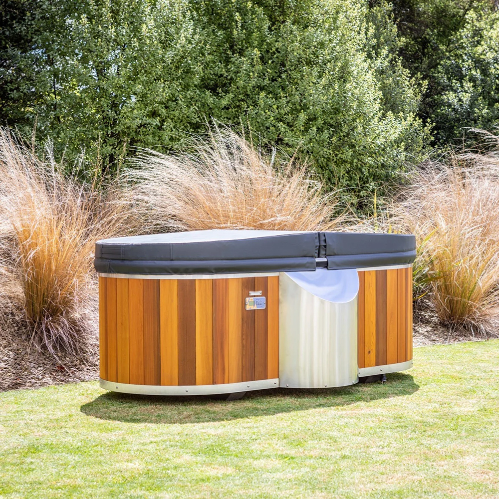 Cedar Lover Wholesale Electric Digital Control Round Wooden Outdoor Spa Hot Tub for Nature Lovers