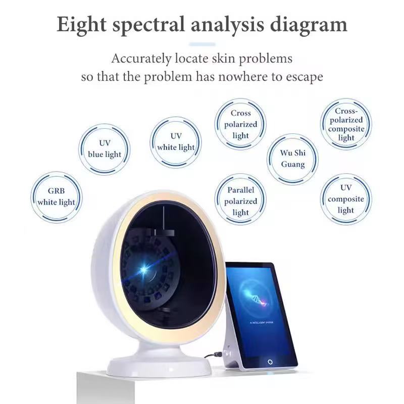 3D Face Scanner Facial Skin Analyzer Machine with Smart Touch Screen AI Technology