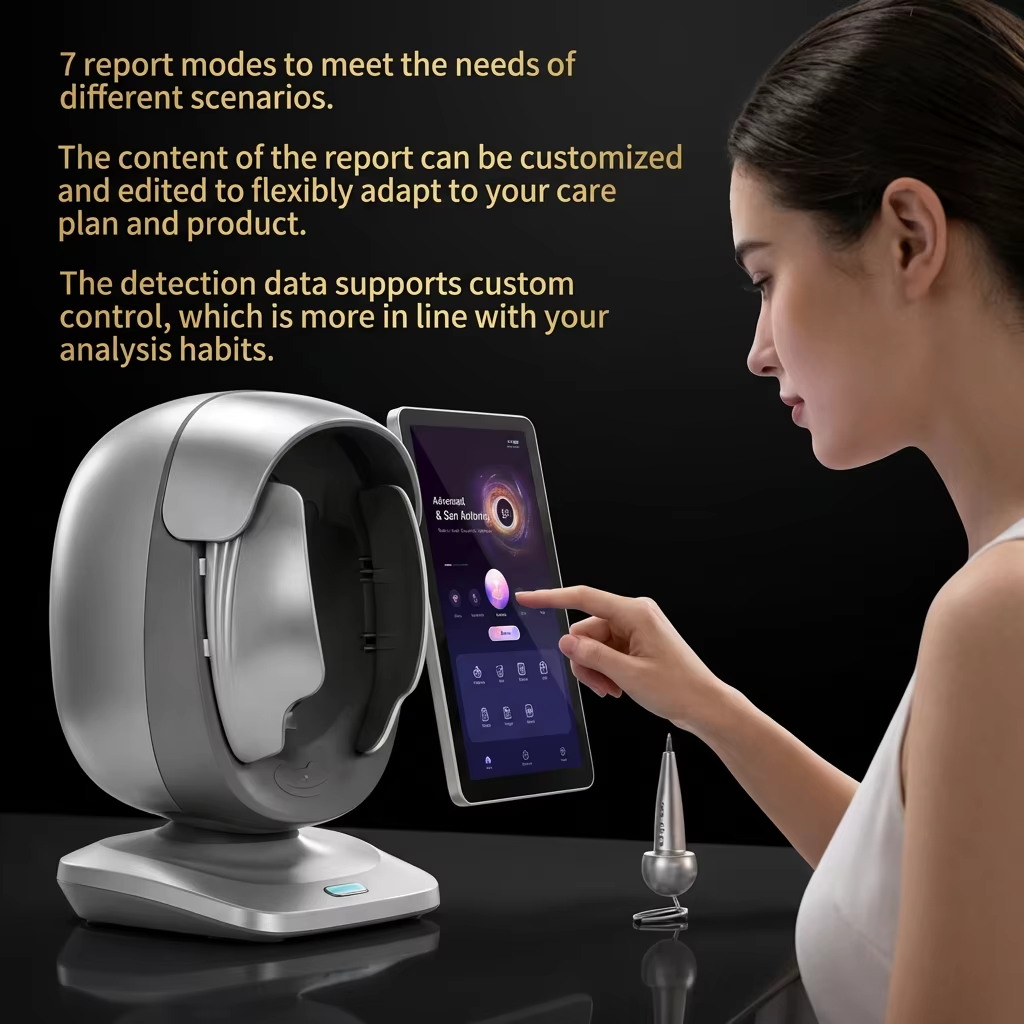 OEM Customization Facial Skin Analysis Machine Private Label Branding Services Provided