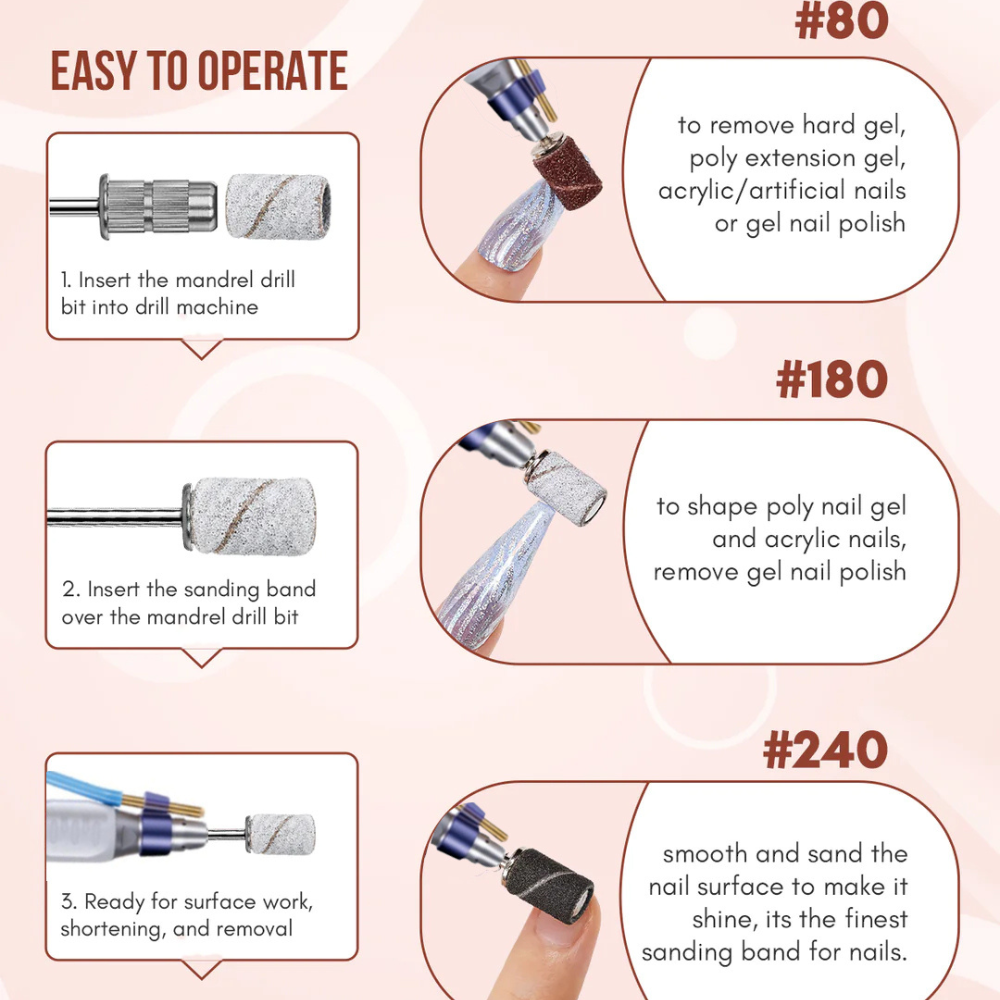 High-End Acrylic Aluminum Nail Drill Machine for Manicure &amp; Pedicure Salon Nail Polish Manufacturing Machine