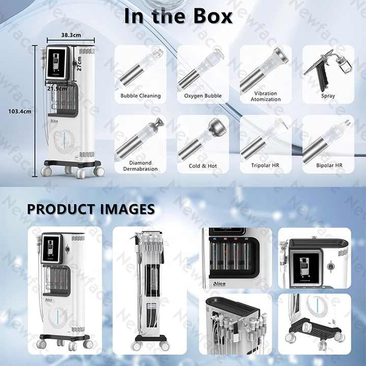 Newface Trend 2024 New Beauty Care Hidra Face Aqua Water Jet Peel Wrinkle Remover Micro Hydrodermabrasion Solution Hydra Machine