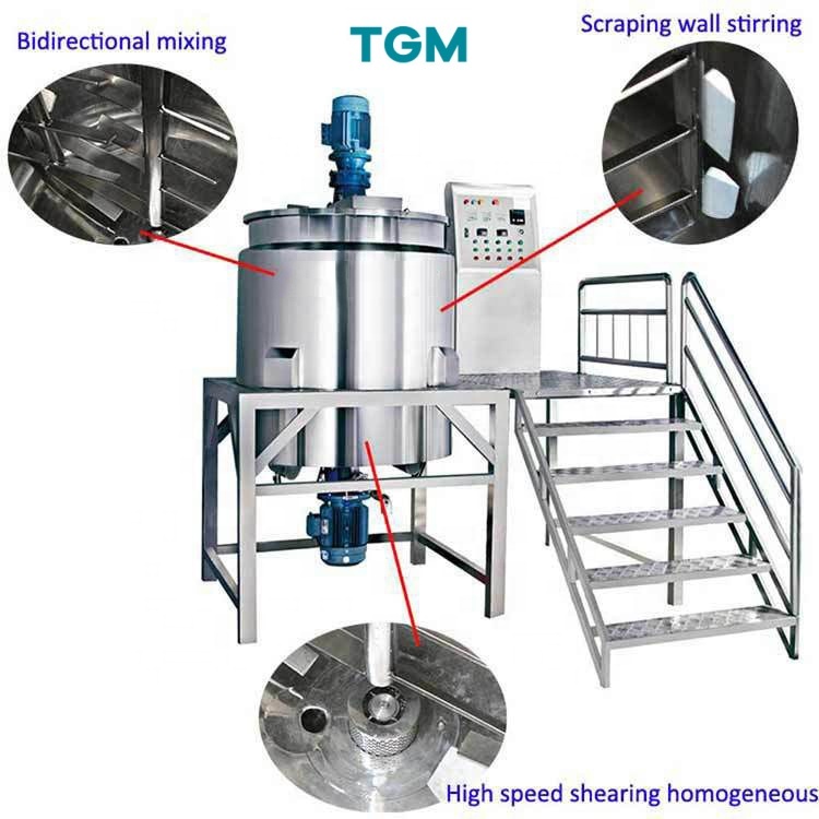Custom Foundation Makeup Machine &amp; Cosmetic Manufacturing Equipment for Cream/Lotion