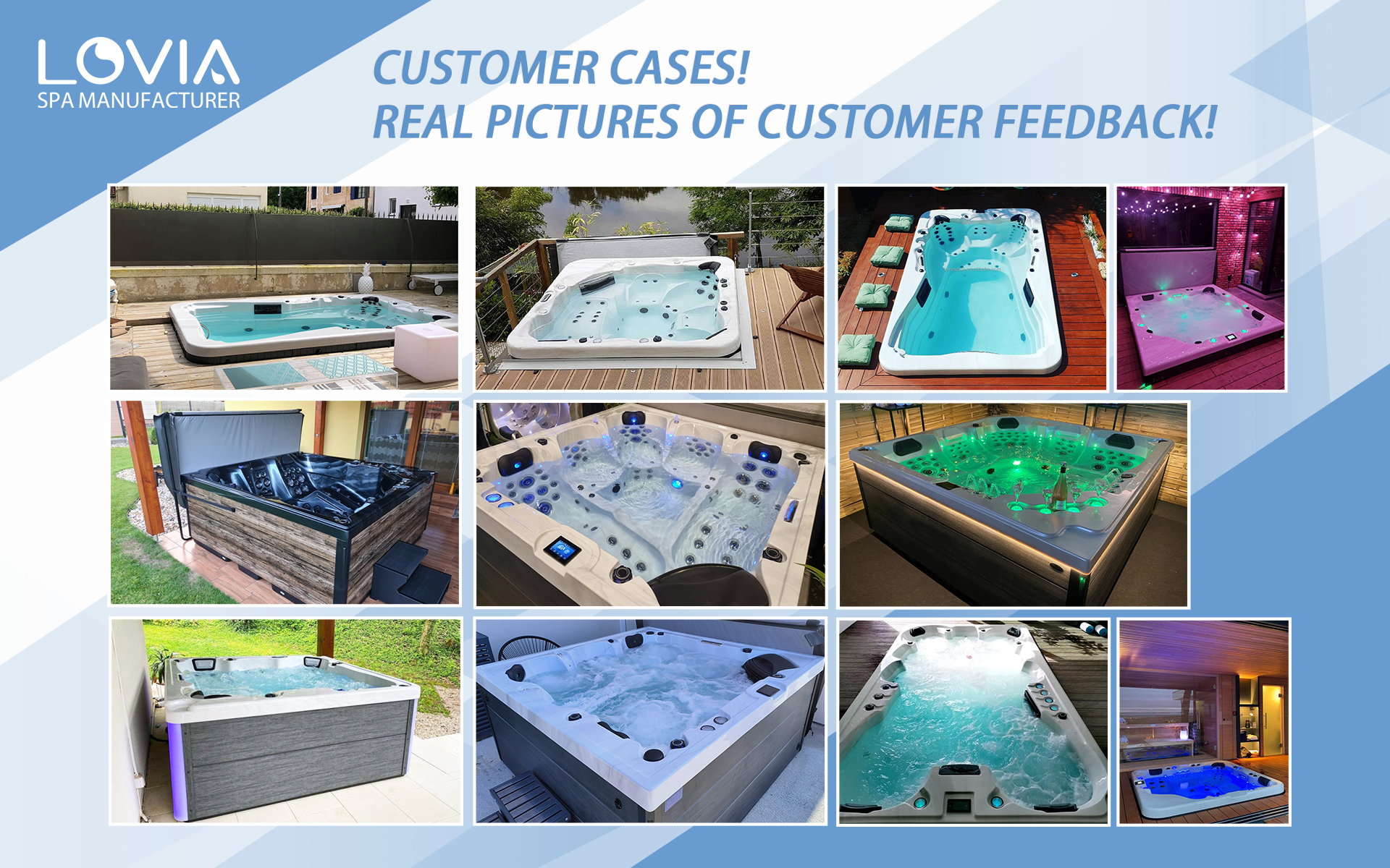 Hydrorelax Spa Massage 5 Person Hot Tub Acrylic Luxury Freestanding Bathtub Rectangular Hot Spa Tub