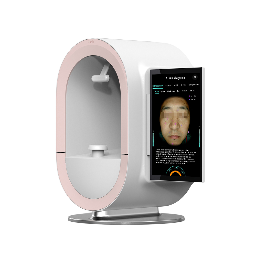 Professional AI Skin Analyzer With 12-Spectrum Light System 40MP HD Camera For Precise Skin Diagnosis In Beauty Salons &amp; Clinics