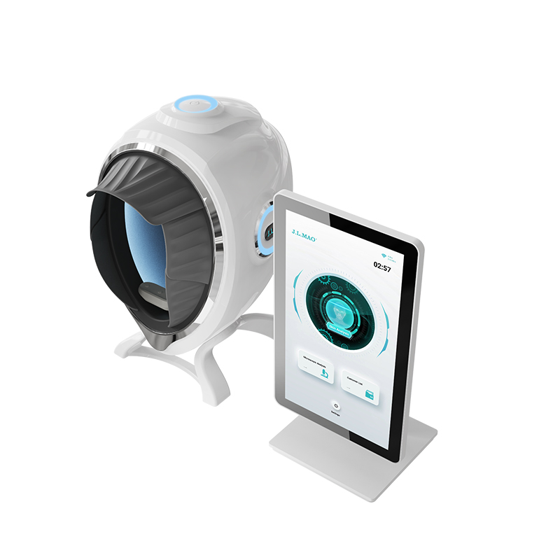 Smart 3D Face Scanner Skin Analyzer Machine Moisture Wrinkles Acne Pores Detector Beauty Salon Spa 1 Year Warranty US Plug