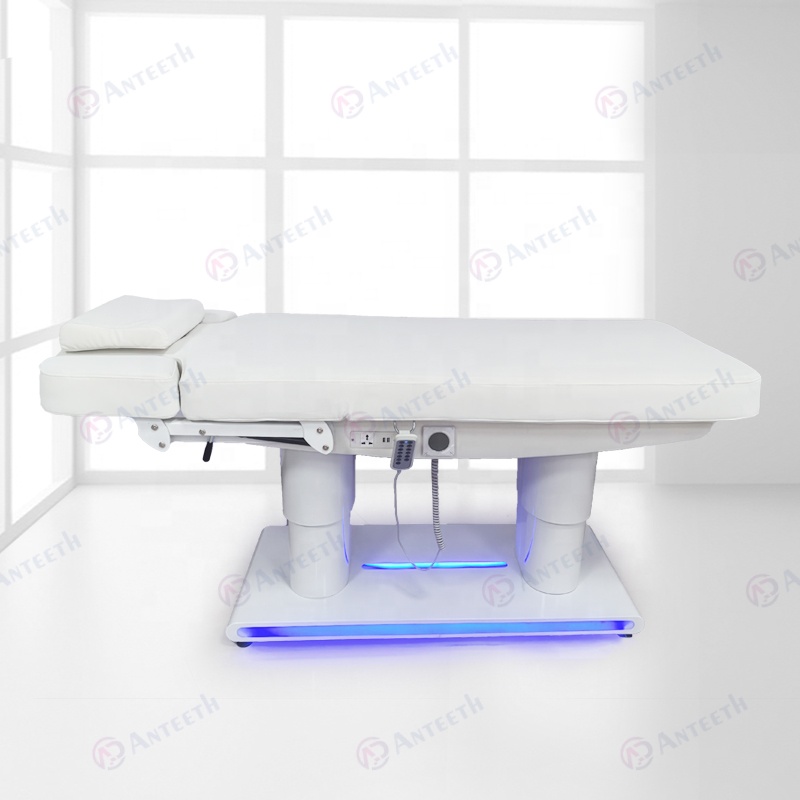 Luxury Spa Heated Treatment Massage Bed Vibrating Beauty Salon Medical Chair Facial Eyelash Bed Electric Massage Table Bed