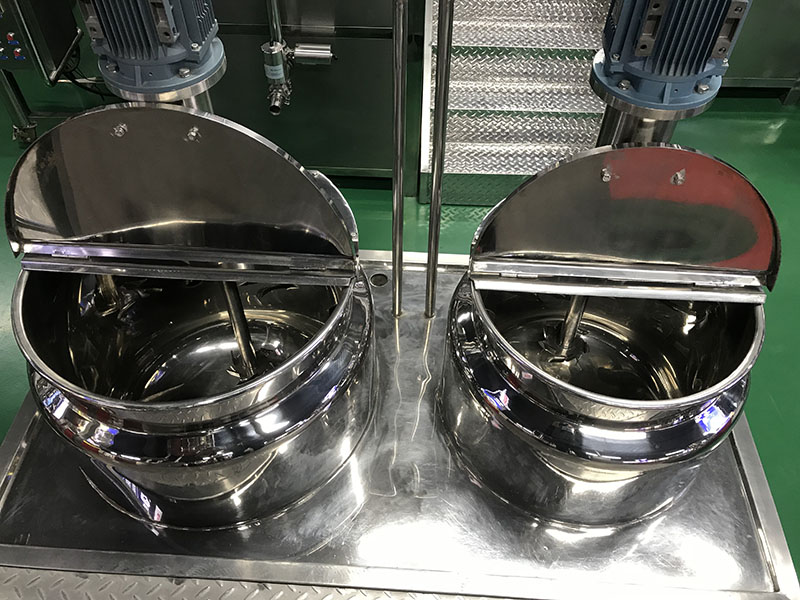 Cosmetic Machinery Cream Manufacturing Equipment Facial Body Lotion Maker Mixing Vacuum Homogeneous Emulsifying Machine