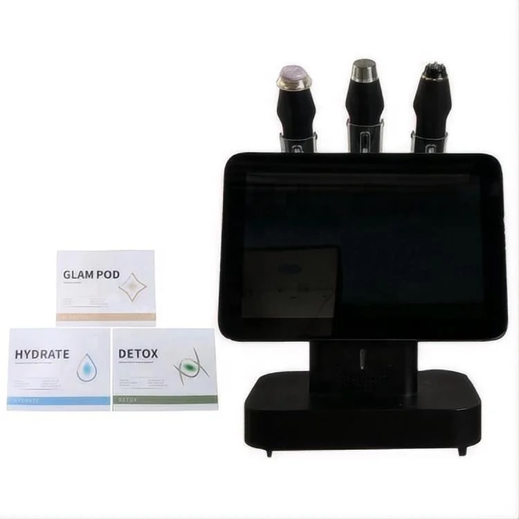 UP to DATE Portable 3 in 1 Co2 Oxygen Bubble Facial Skin Massage Machine for Beauty Personal Care