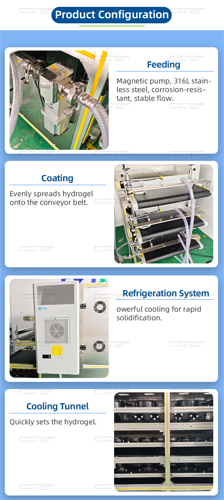 CYJX Automatic Hydrogel Eye Mask Making Machine Crystal Eye Mask Forming Equipment for Cosmetics Production