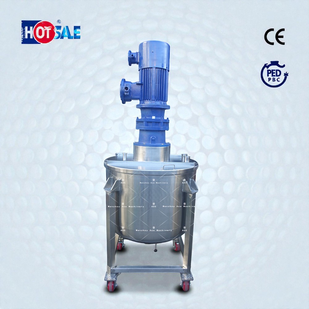 OEM Cosmetics Manufacturer of Production Line Whitening Lotion Making Machine Emulsifier Mixer Vacuum Machine