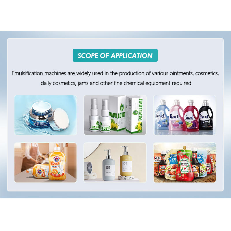 Cosmetics Production Equipment Cosmetic Cream Mixer Vacuum Homogeneous Emulsifying Machine