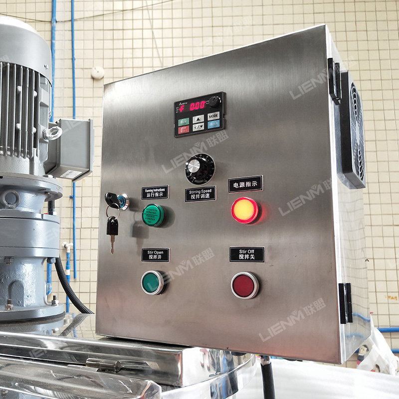Best Price Stainless Steel Mixing Tank With Agitator Lotion Cosmetics 500L Electric Heating Liquid Soap Chemical Making Machine