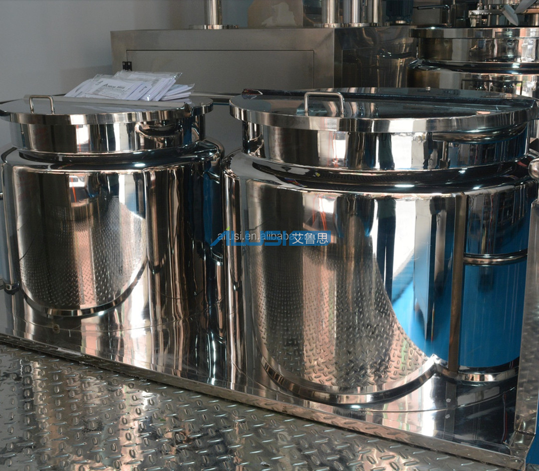 Skin Cosmetic Machine Product Tank Cream Mixing Emulsifying Lotion Making Equipment