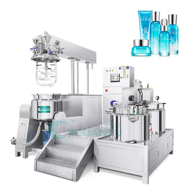 Cosmetics Production Equipment Cosmetic Cream Mixer Vacuum Homogeneous Emulsifying Machine