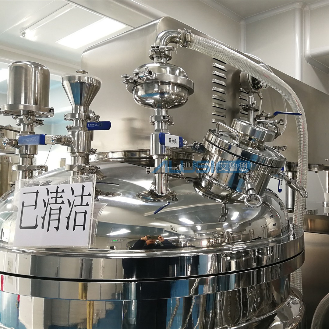 Skin Cosmetic Machine Product Tank Cream Mixing Emulsifying Lotion Making Equipment