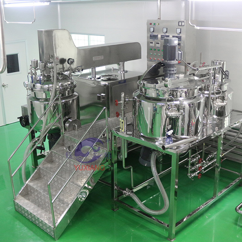 Cosmetic Shampoo Lotion Cream Production Line Equipment Cosmetics Machinery Production Line