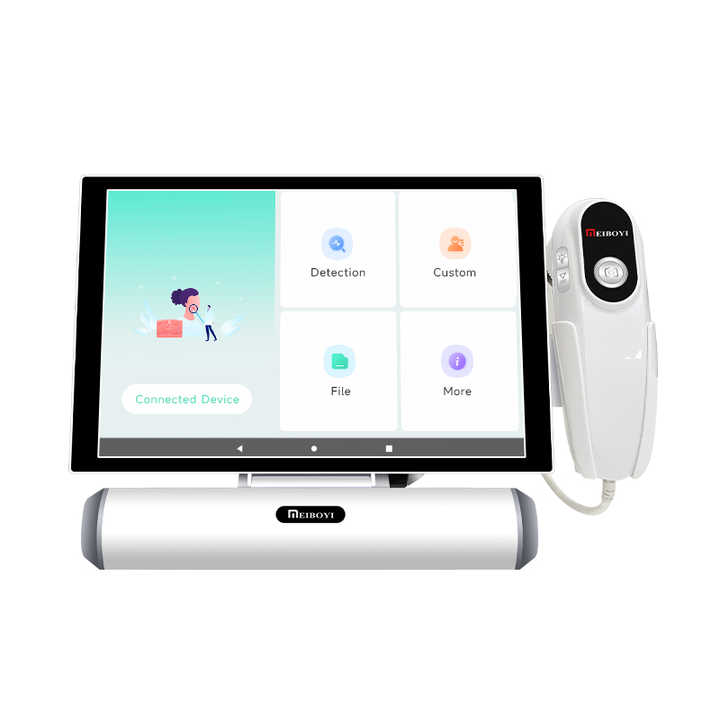 Factory Direct Sale Intelligent Smart Touch Screen With Operating System Hair Follicles Hair Analysis Machine Head Skin Analyzer
