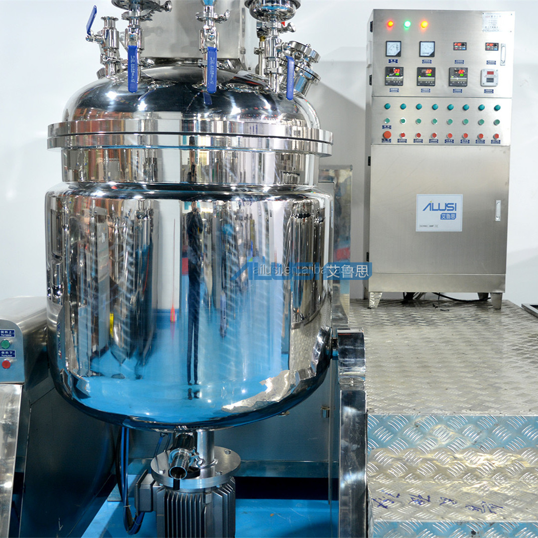 Skin Cosmetic Machine Product Tank Cream Mixing Emulsifying Lotion Making Equipment