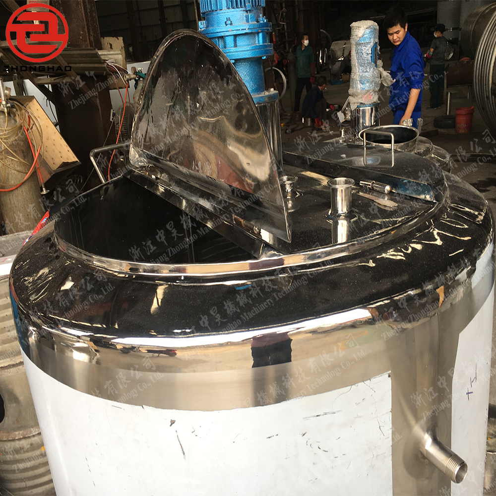 Best Sale Liquid Detergent Mixing tank Cosmetic Homogenizer Mixer Soap Making Machine Chemical Equipment Small Line Production