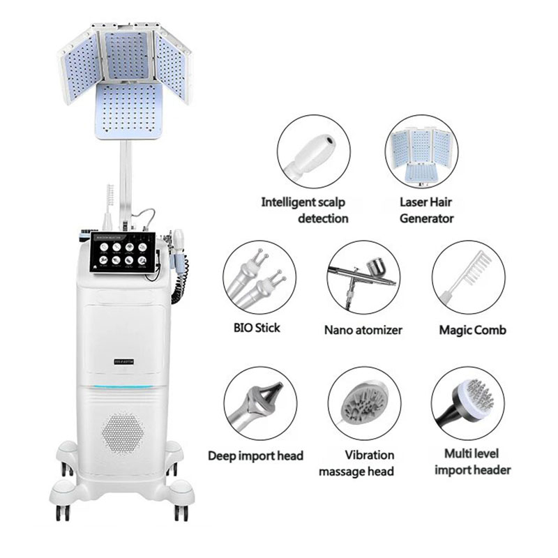 Scalp Analyzer Machine Hair Follicle Screen AI Loss Treatment Scanner Scalp Hair Follicle Detector Skin Analyzer Machine