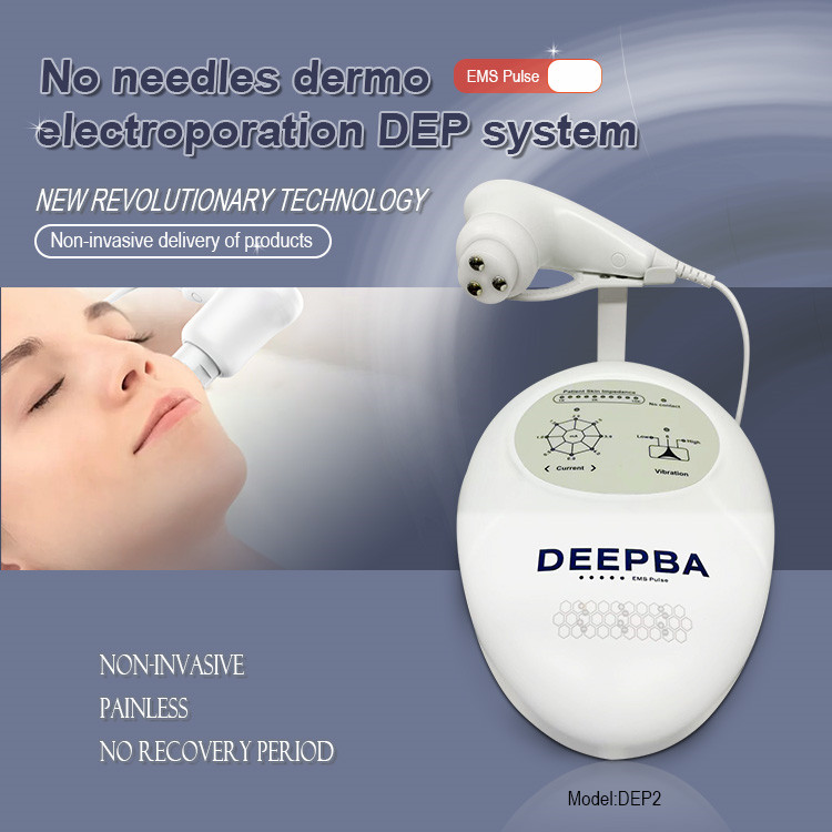 Non-Invasive Dep Facial Tighten Dermo Electroporation Anti Wrinkle Remover Boosts Collagen Production Beauty Machine