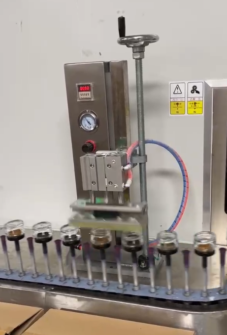 220V Full Automatic Perfume Capping Machine Crimping And Lid Pressing For Perfume Bottles Industrial Machinery Equipment