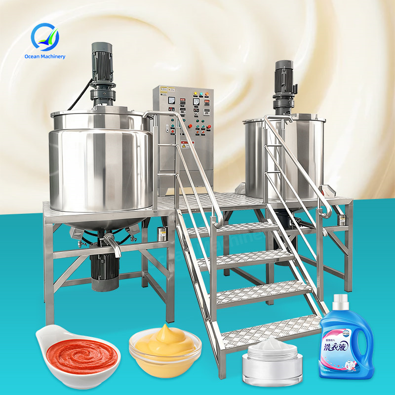 OCEAN Small Batch Beauty Cosmetic Cream Manufacturing Equipment Shampoo and Conditioner Make Machine