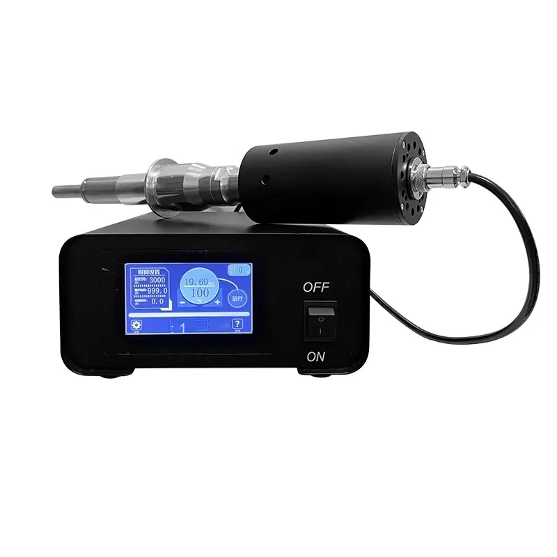W-2200 20Khz 2000W Ultrasonic Homogenizer Mixer Mixing Equipment Extraction Reactor Liquid Processor