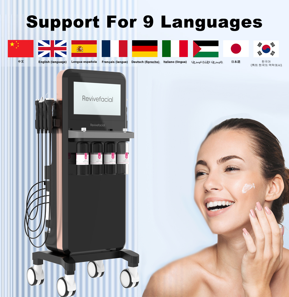New Oem 14 in 1 Dermabrasion Face Skin Care Beauty Salon Spa Equip Facial Machine Professional Manufacturer