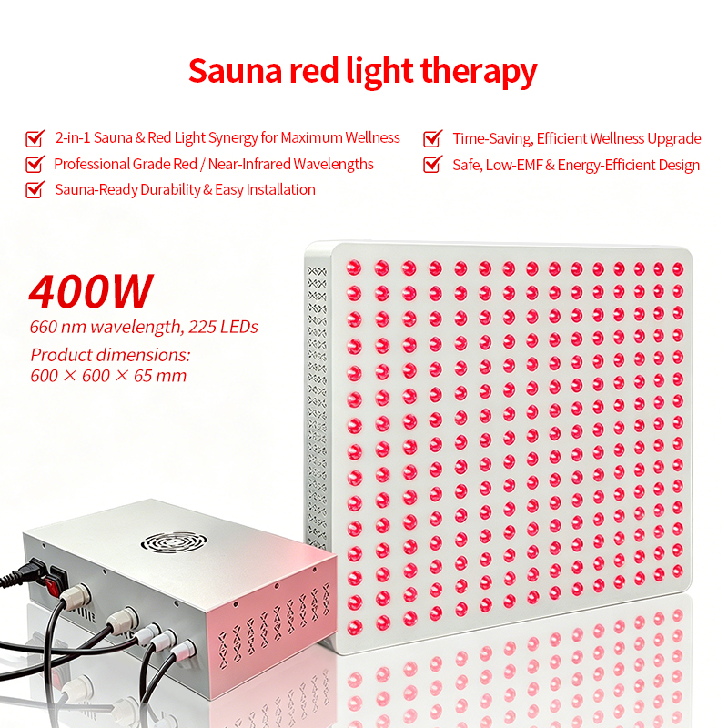 REDSKY Full Body Red Infrared Light Therapy Panel for Sauna Room Home Use Beauty Equipment