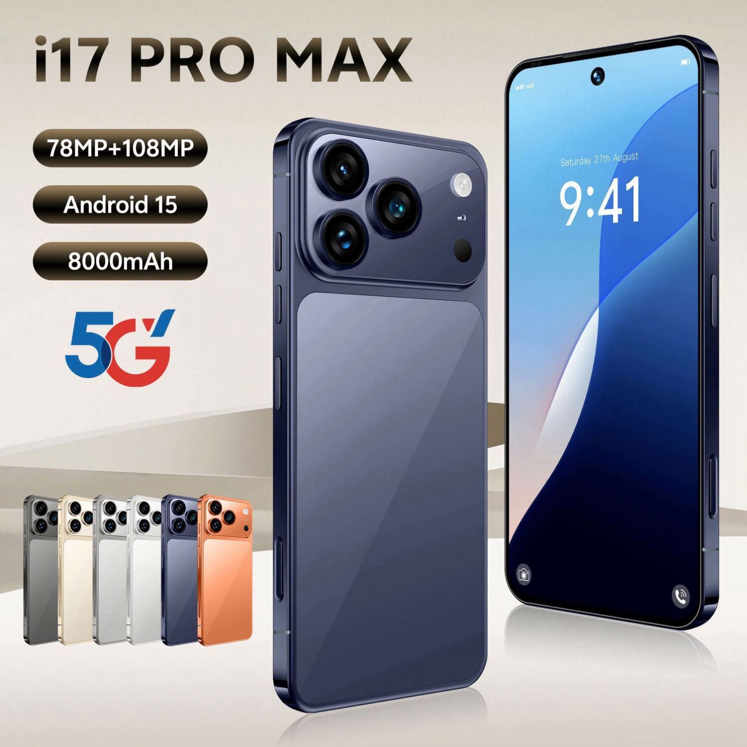 15 Promax Mobile Phone 7 Inches 16gb + 1tb 5g Mobile Gaming Device Dual Sim Card 5g Smartphone Manufacturer Personalized