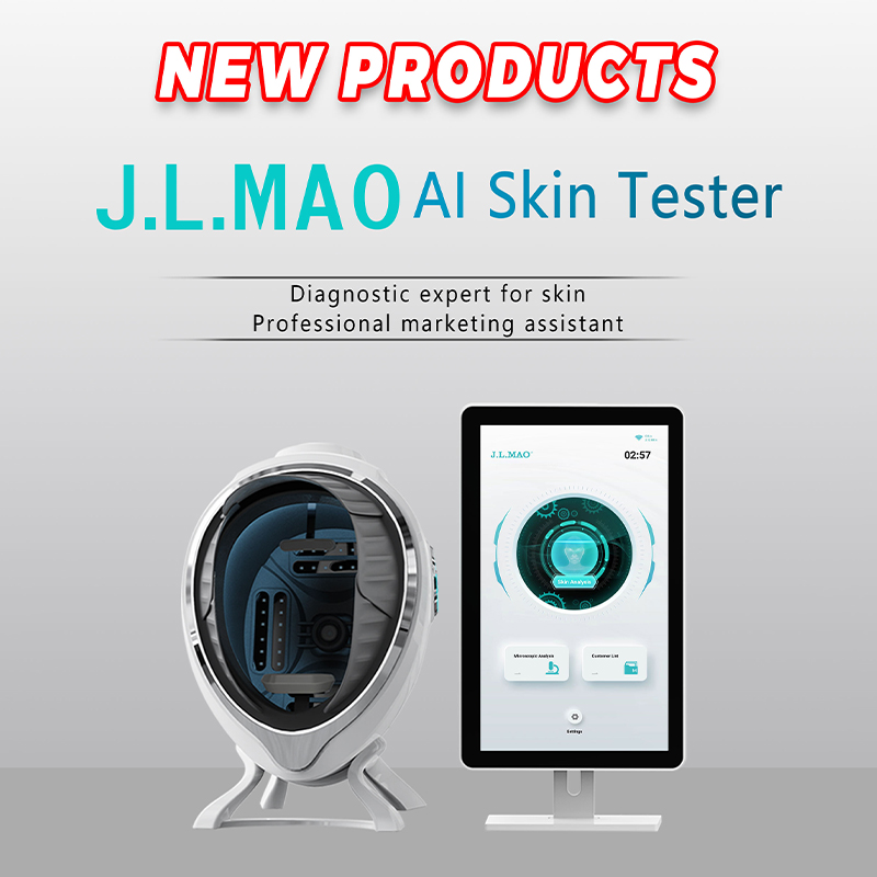 3d Multispectral Imaging AI Smart Full Face Skin Analysis System RGB Imaging Technology 3D Skin Modeling Face Scanner Machine