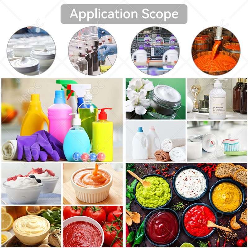 HNOC Small Batch Cosmetic Manufacturing Beauty Cream Equipment Shampoo and Conditioner Make Machine
