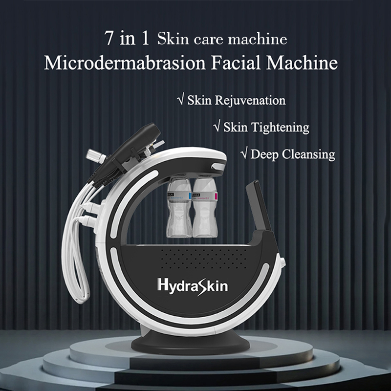 Promotion Price High Frequency Hydra Dermabrasion Facial Rejuvenation Machine Smart Ice Blue Skin Analysis Management System