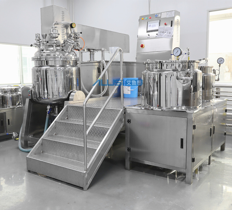 Skin Cosmetic Machine Product Tank Cream Mixing Emulsifying Lotion Making Equipment