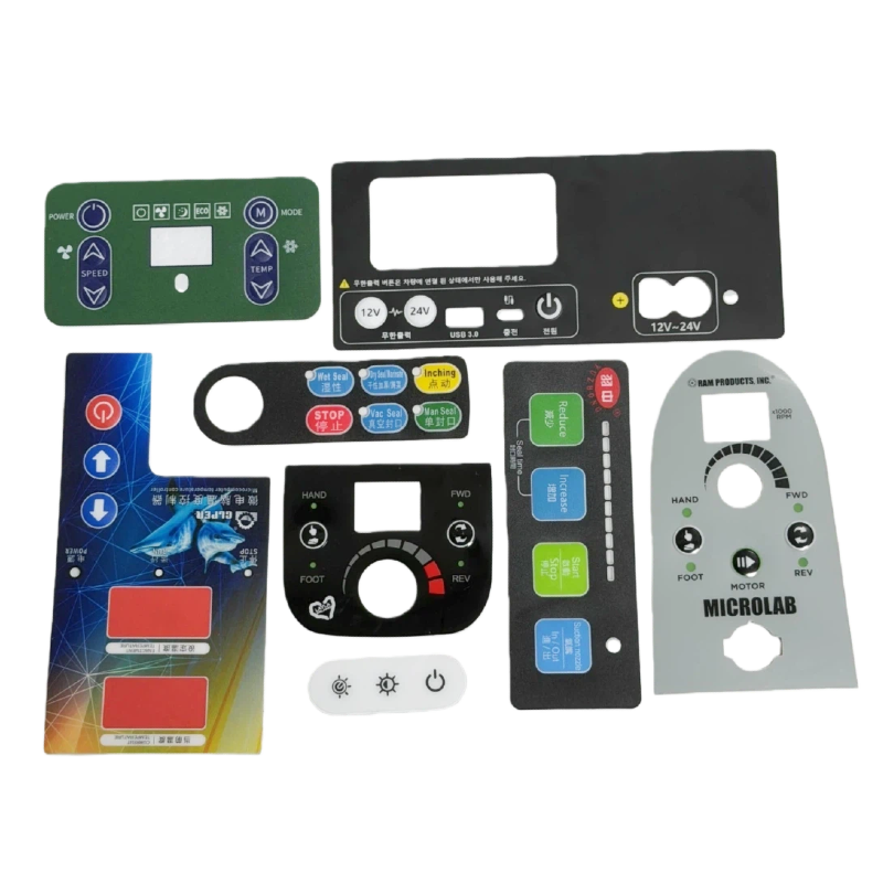 Custom Acrylic Panel Sheet Manufacturer CNC Screen/UV Printed OEM PMMA PC Front Panel Overlays for Equipment Devices 0.50-3.00mm