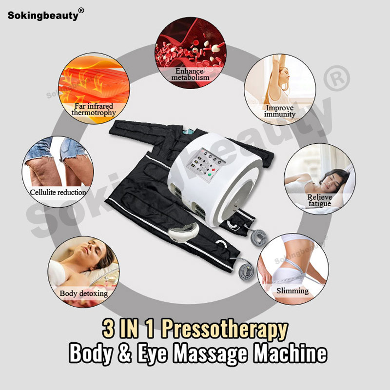 Beauty Salon Pressotherapy Machine Lymphatic Drainage Device Body Contouring Slimming Leg Compression for Home Use Spa Equipment