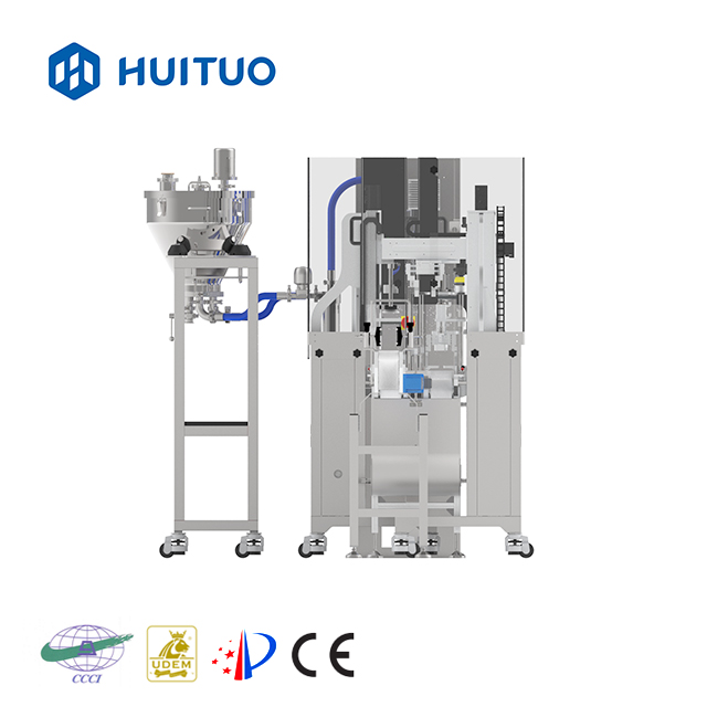 High Quality Semi-Automatic HUITUO Liquid/Lotion/Cream Filling Machine Production Line for Cosmetics