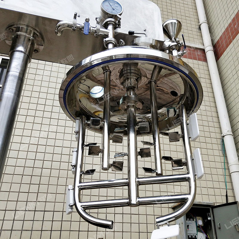 Automatic Mixer Machine Rotary Mixer Shampoo and Conditioner Making Machine Cosmetic Cream Emulsifying Machine