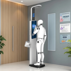 All-in-One Physical Examination Height Weight Machine Health Kiosk Body Fat Composition Analyzer Scale