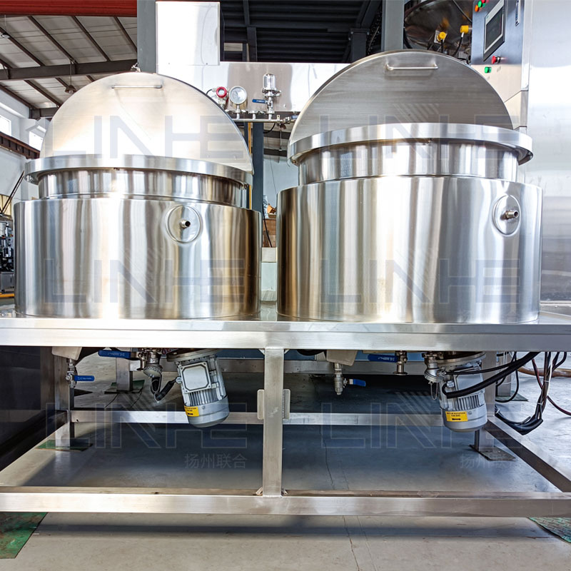 Beauty Cosmetic Manufacturing Machinery Foundation Mixing Machine Vacuum Emulsifying Mixer Face Cream Making Machine