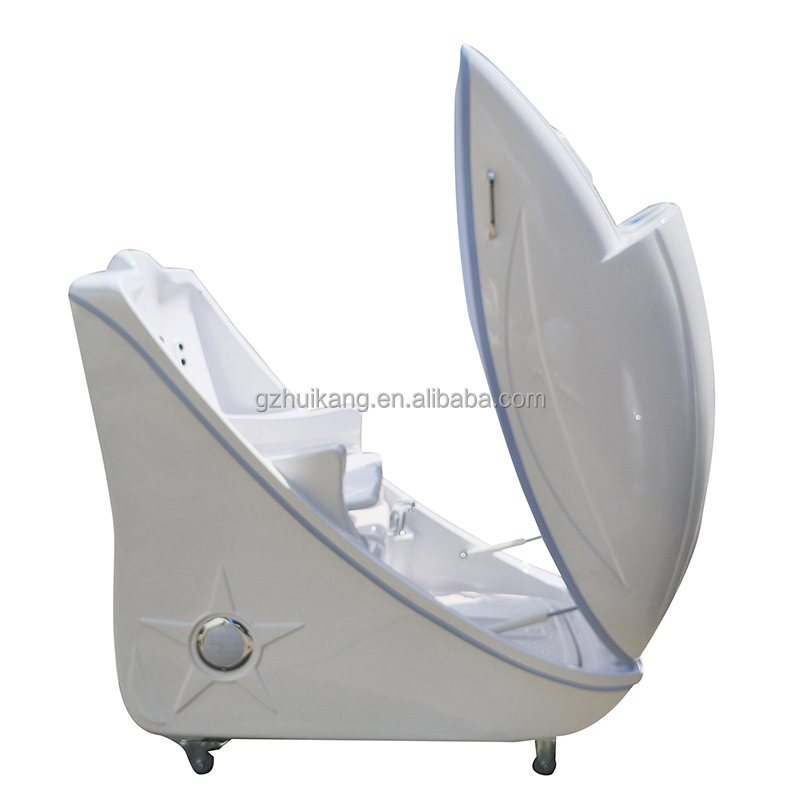Customized Plug Home Beauty Instrument Famous Brand Manufacturing Ozone Sauna Spa Capsule Household Sitting type Wet Steam Cabin