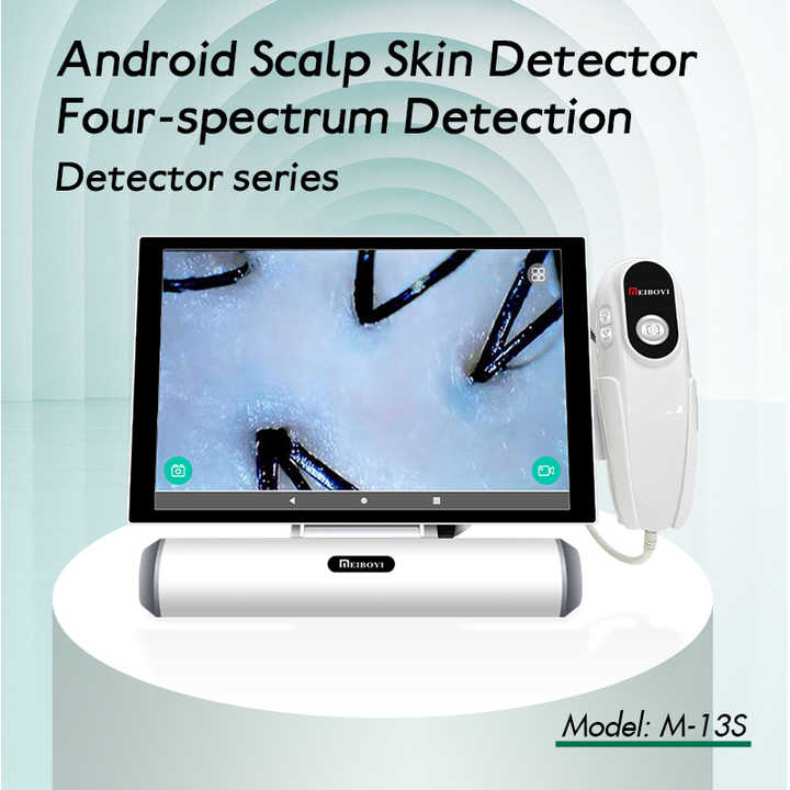 Factory Direct Sale Intelligent Smart Touch Screen With Operating System Hair Follicles Hair Analysis Machine Head Skin Analyzer