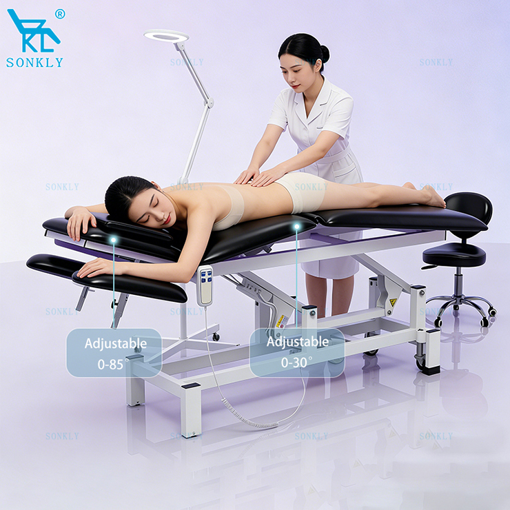 SONKLY Safe Stable Durable Medical Equipment Doctor Examination Couch Surgical Bed Hydraulic Massage Table