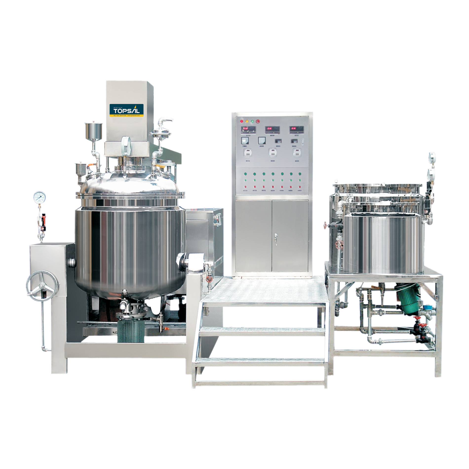 Factory Price Cosmetic Hand Body Lotion Mixer Machine Emulsifier Machine Cosmetics Production Equipment