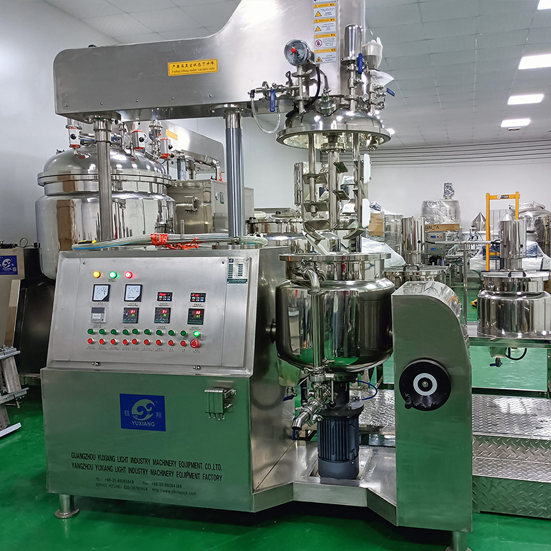 Cosmetic Viscosity Cream Paste Shampoo Lotion Vacuum Emulsifying/Homogenizer/ Emuslifier/Mixing Making Machine Production