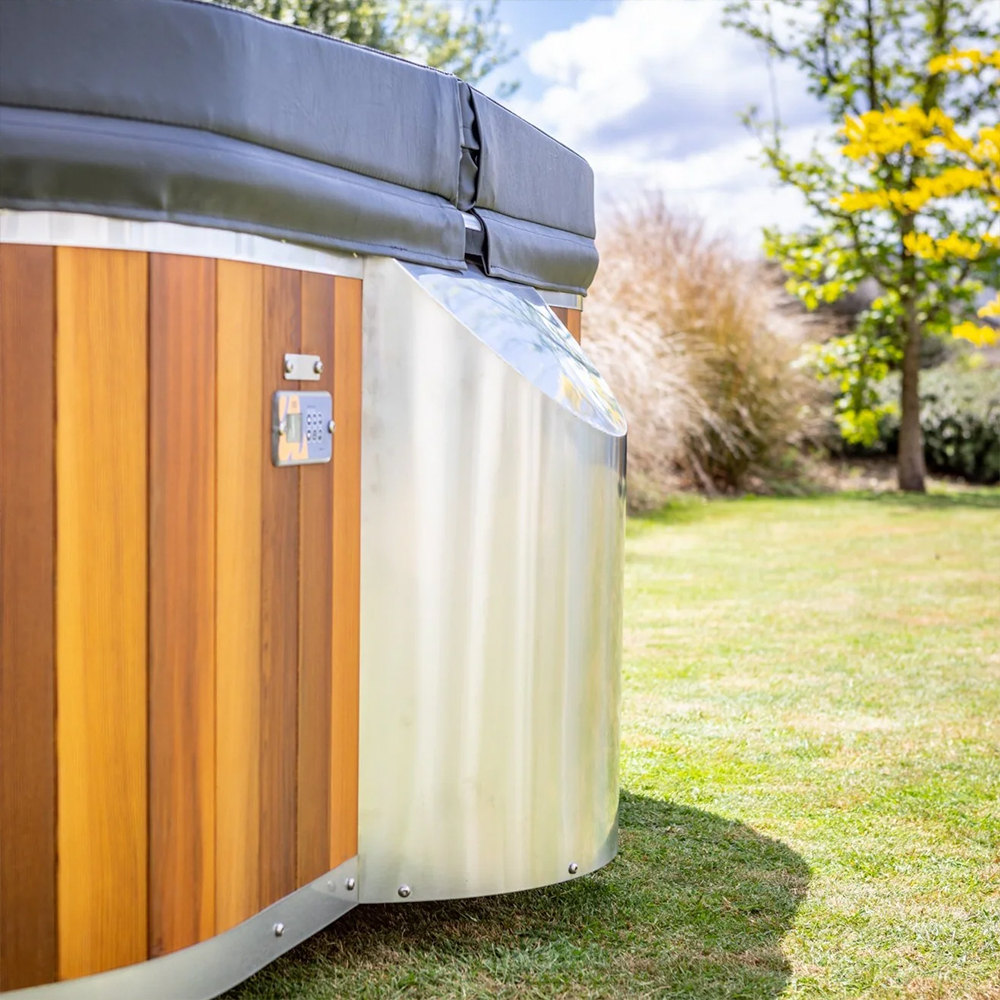 Cedar Lover Wholesale Electric Digital Control Round Wooden Outdoor Spa Hot Tub for Nature Lovers