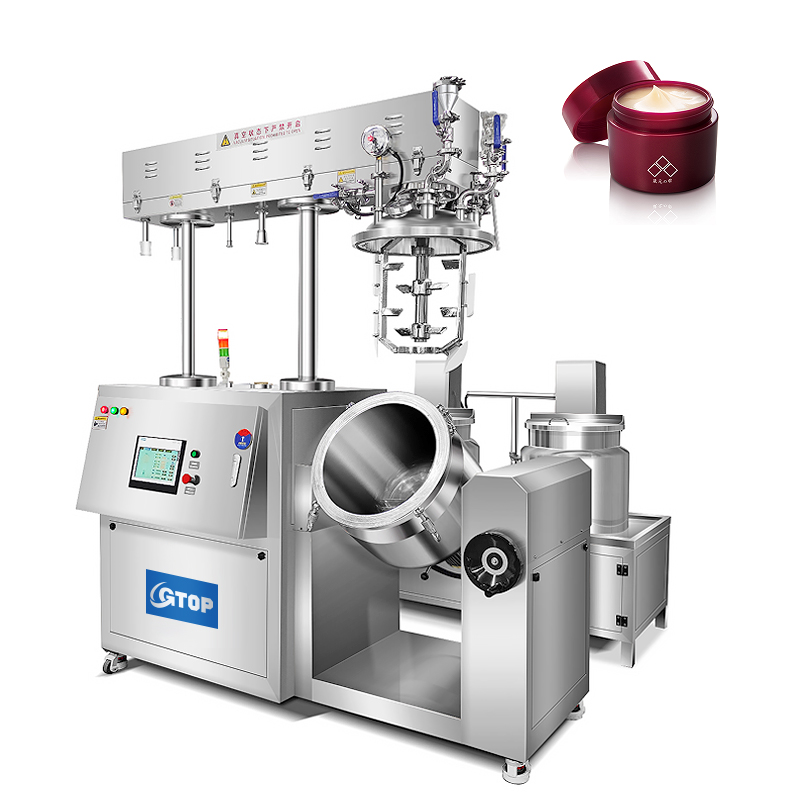 Factory direct Vacuum Emulsifying Machine Skincare Mixing Machine Face Cream Making Equipment